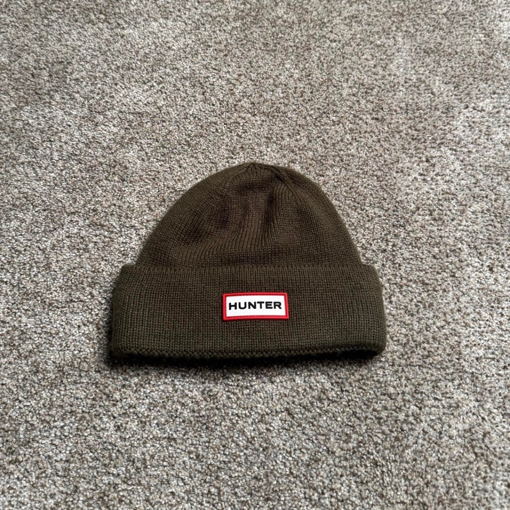 OLIVE GREEN HUNTER BEANIE